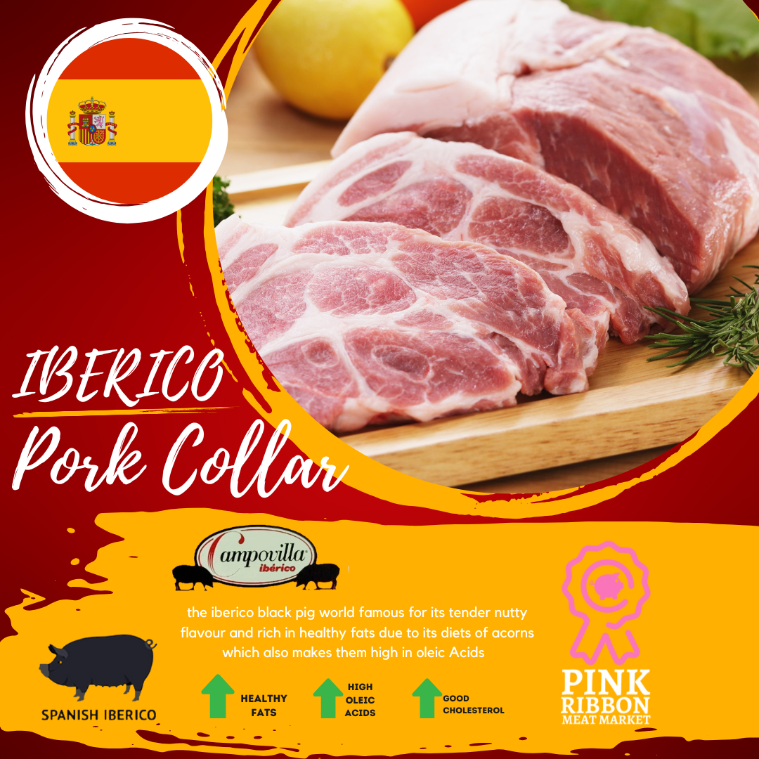 Kapsim Kembang (Pork Neck / Collar) - Campovilla Iberico 1KG