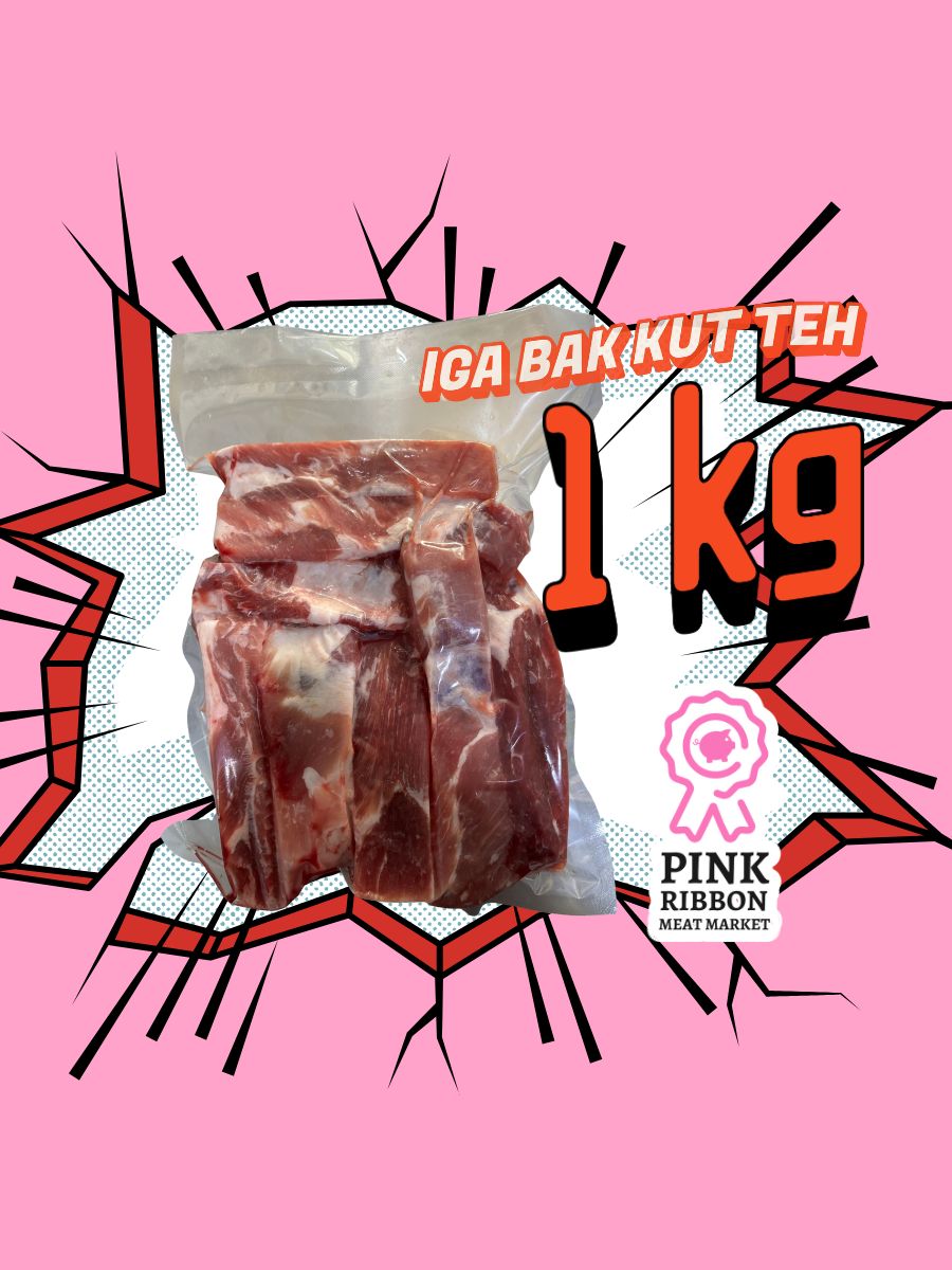 Iga Bak Kut Teh (Bak Kut Teh Style Cut) - Import 1KG - Image 2