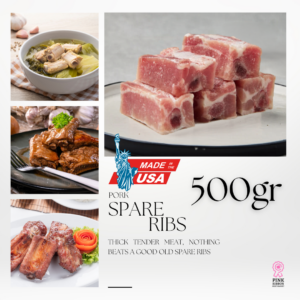 Paikut /Iga Potong (Pork Spare Rib Cuts) - Import 500G