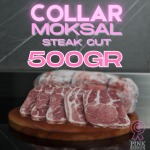 Kapsim Kembang (Pork Neck / Collar) - Import 500G (STEAK CUT)