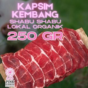 Kapsim Kembang (Pork Neck / Collar) - Lokal Organik 250G (SHABU SLICE)