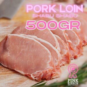 Karbonat (Pork Loin) - Import 500G (SHABU SLICE)