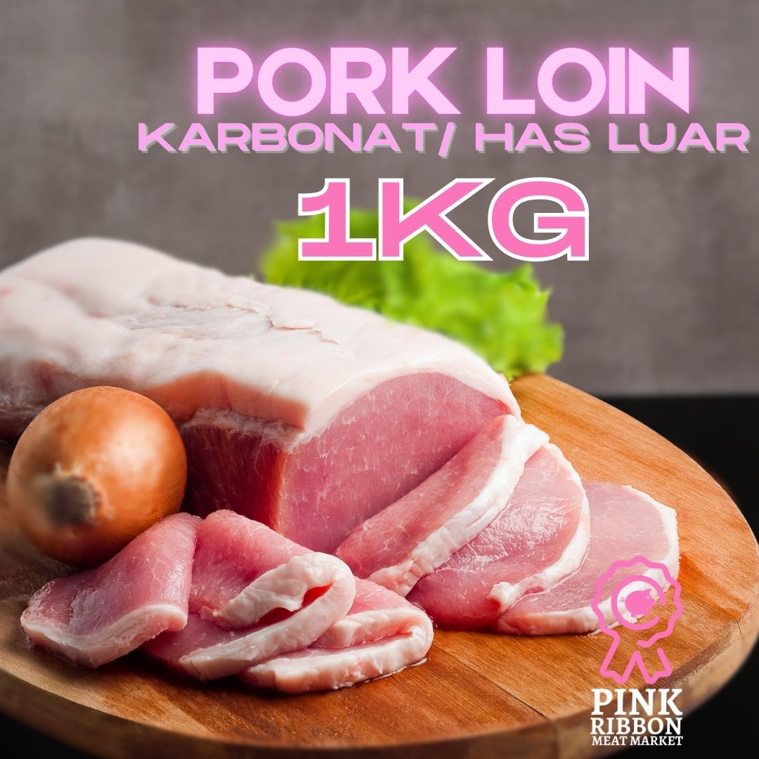 Karbonat (Pork Loin) - Import 1KG
