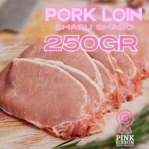 Karbonat (Pork Loin) - Import 250G (SHABU SLICE)