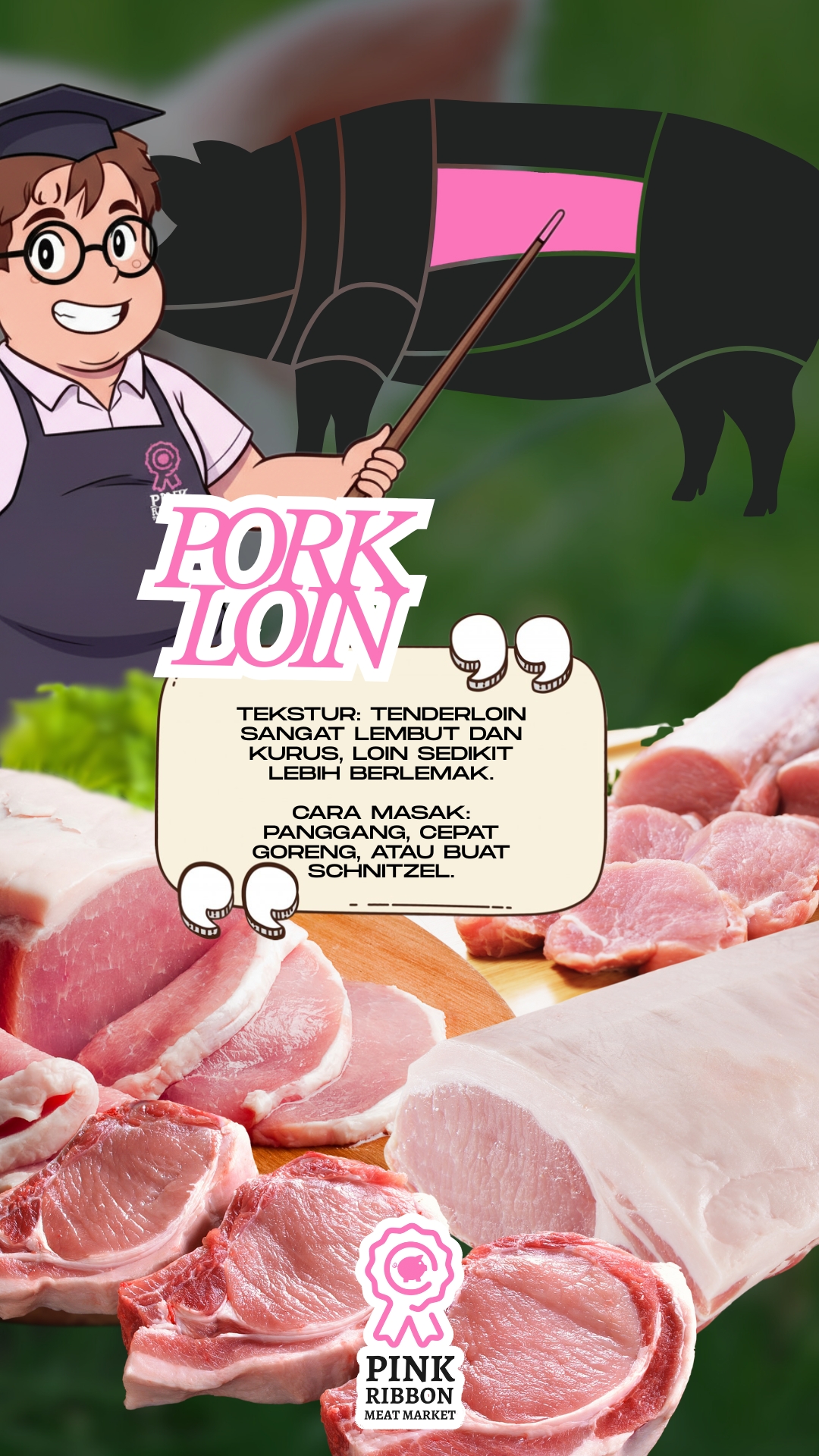 Karbonat (Pork Loin) - Import 500G (SHABU SLICE) - Image 3