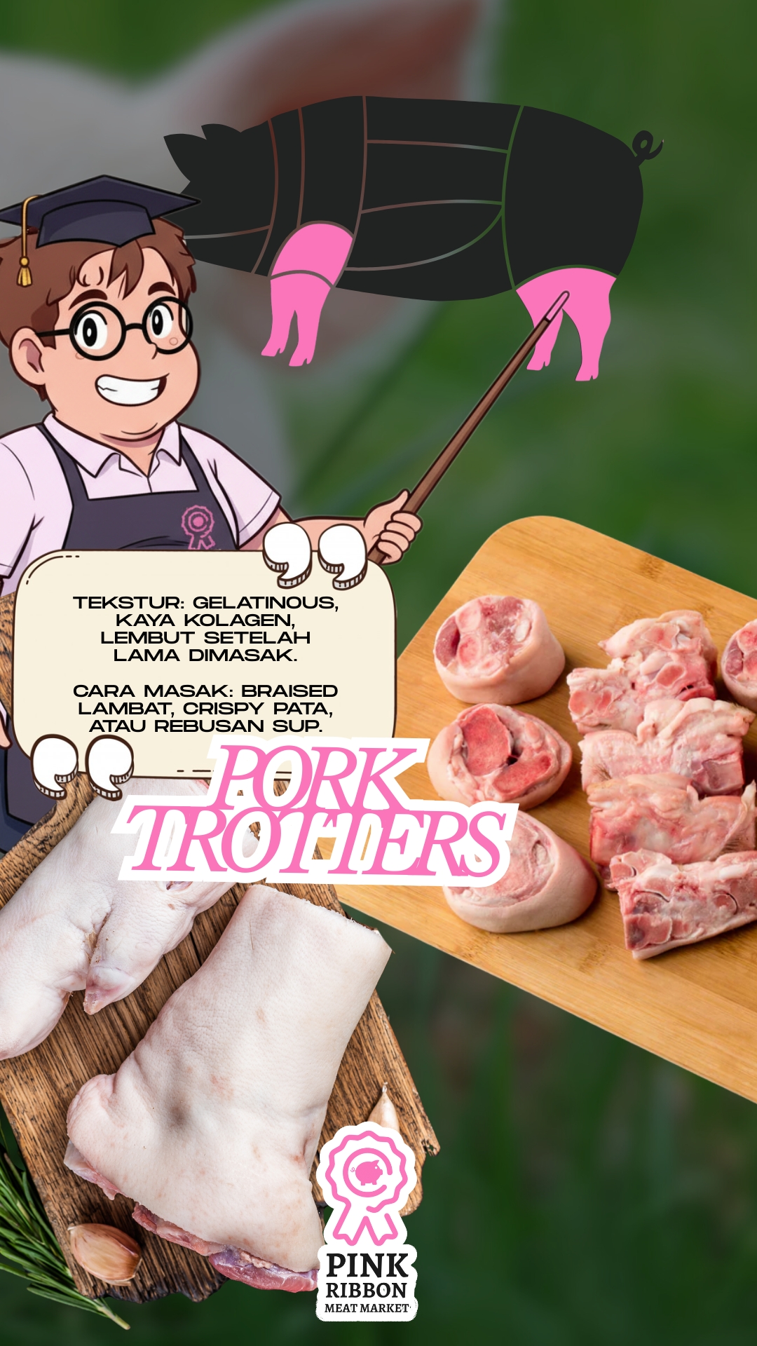 Kaki Babi/Cukiok (Pork Trotter) Lokal 1KG - Image 3