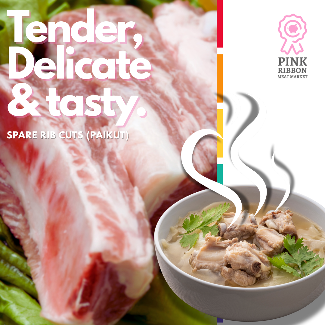 Paikut /Iga Potong (Pork Spare Rib Cuts) - Import 1KG - Image 3