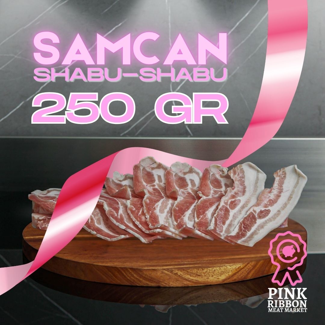 Samcan (Pork Belly) Skin-Off - Import 250G (SHABU SLICE)