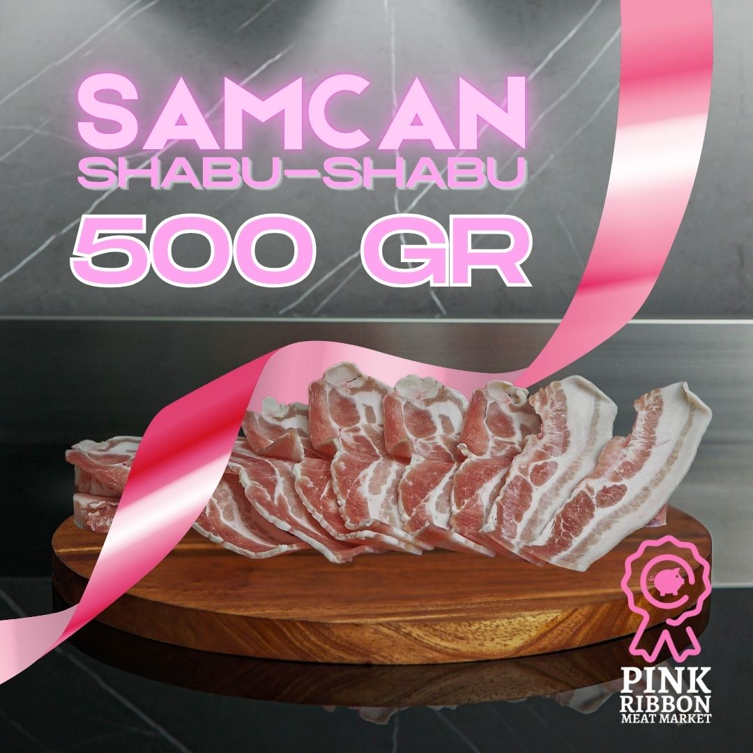 Samcan (Pork Belly) Skin-Off - Import 500G (SHABU SLICE)