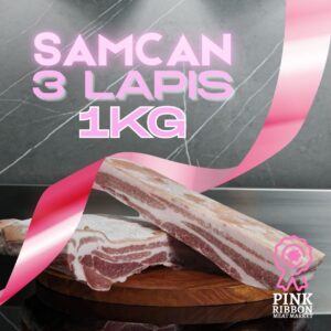 Samcan (Pork Belly) Skin-On - Import 1KG