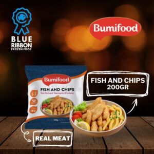 Bumifood Fish and Chips - 200gr (Frozen Food)