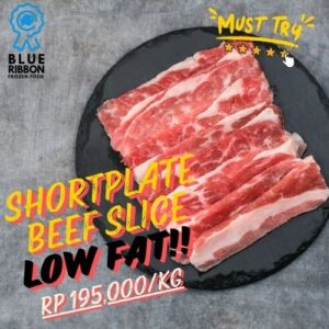 Shortplate Beef Slice 250gr Low Fat- Import (Frozen)